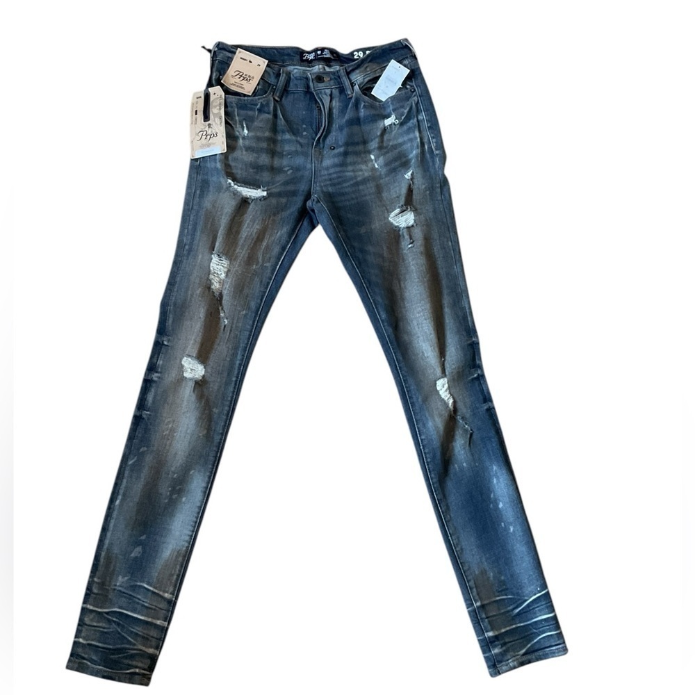 NWT PRPS Cayenne Trailman Ripped Super Skinny Jeans